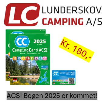 ACSI Campingbogen 2025 er udkommet.